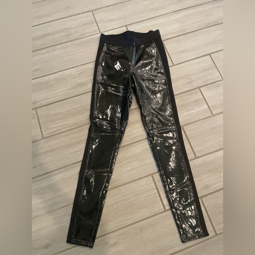 HUE leather pants